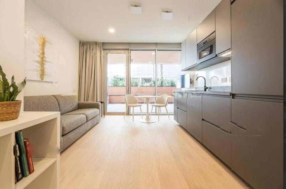 Kitchen or kitchenette, Living room