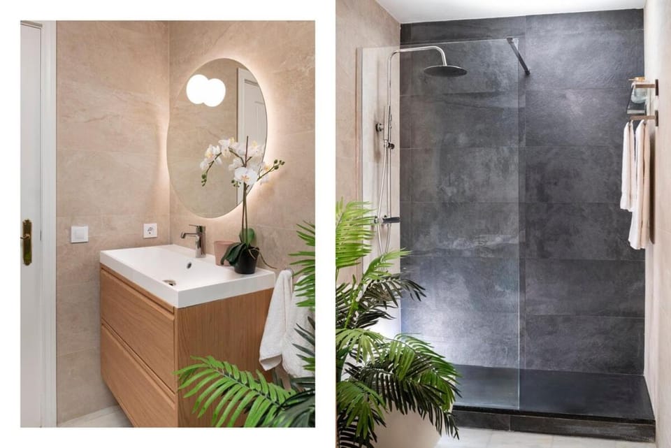 Shower, Bathroom, towels