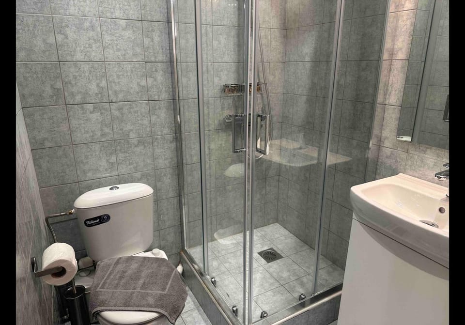 Shower, Toilet, Bathroom, towels