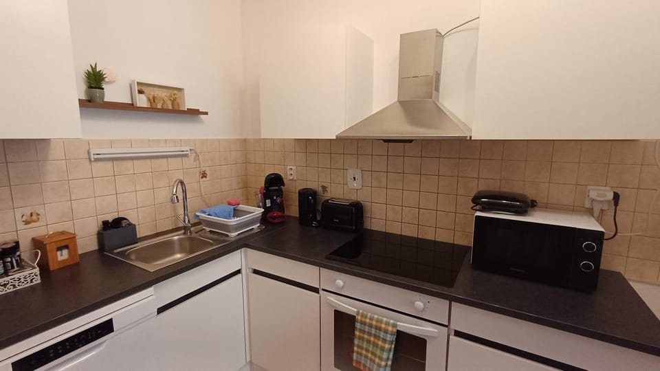 dishwasher, oven, stove, toaster