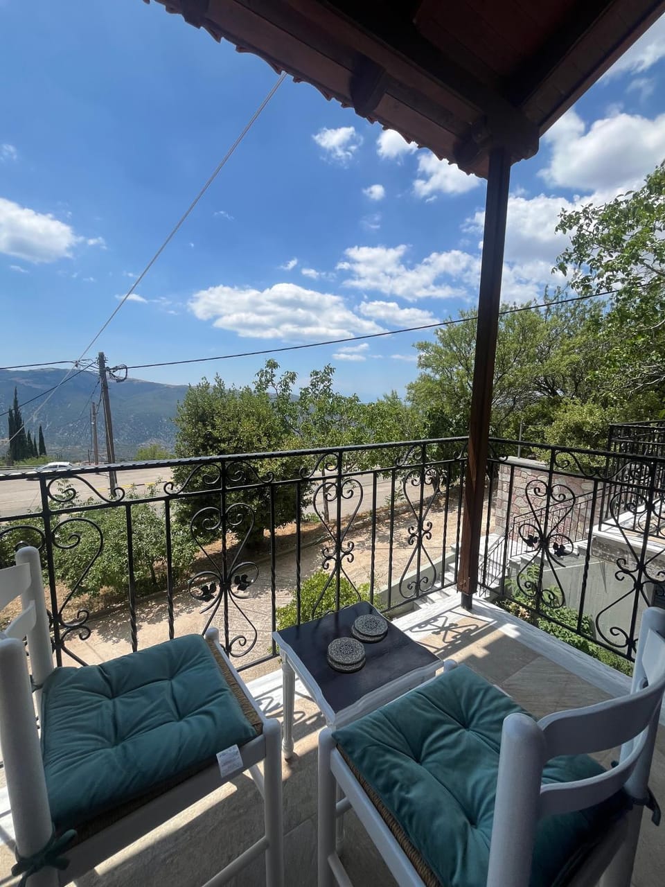 Patio, Day, Natural landscape, View (from property/room), Balcony/Terrace, Mountain view