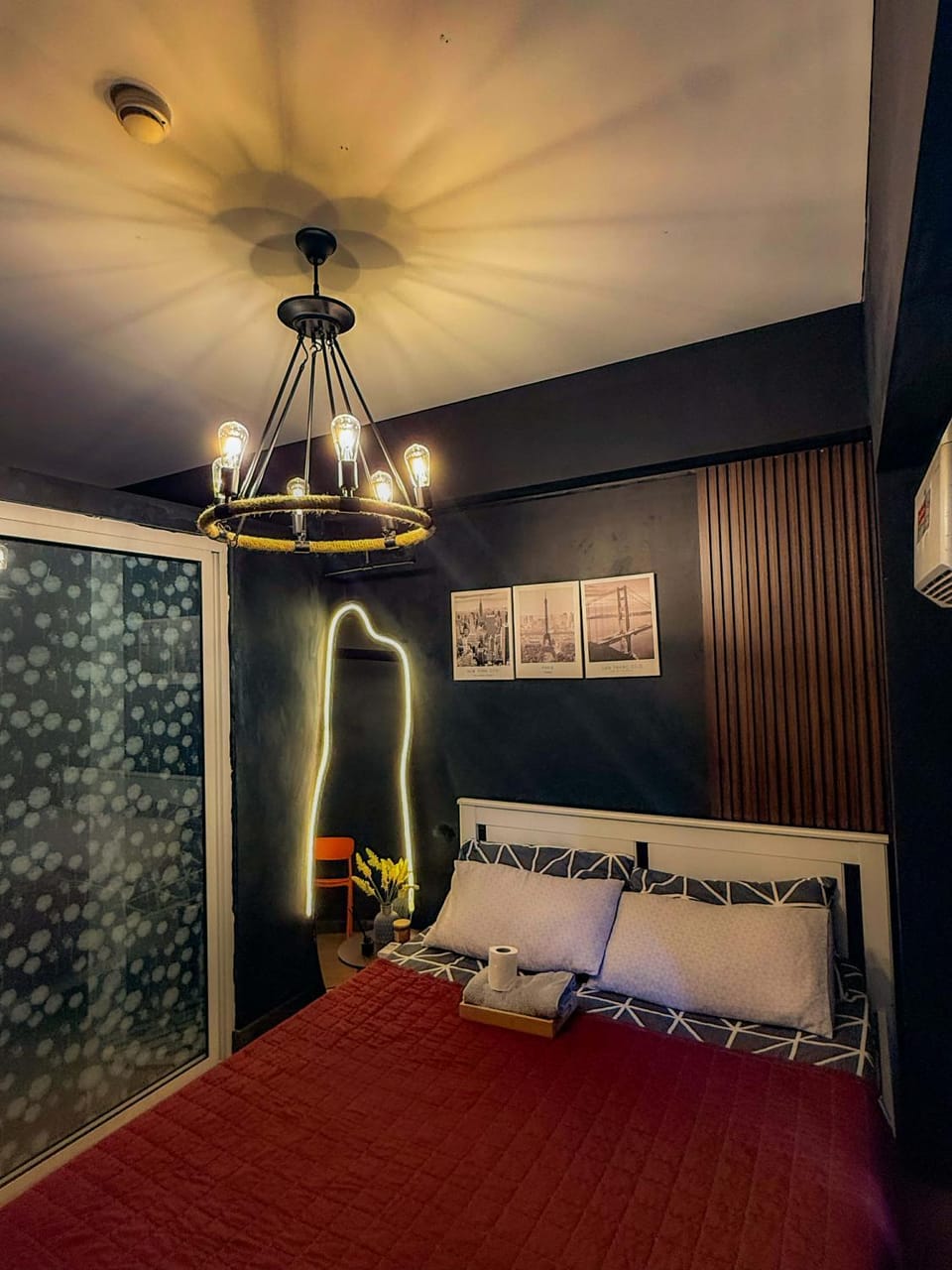Industrial themed unit Celandine Balintawak Apartment in Quezon City