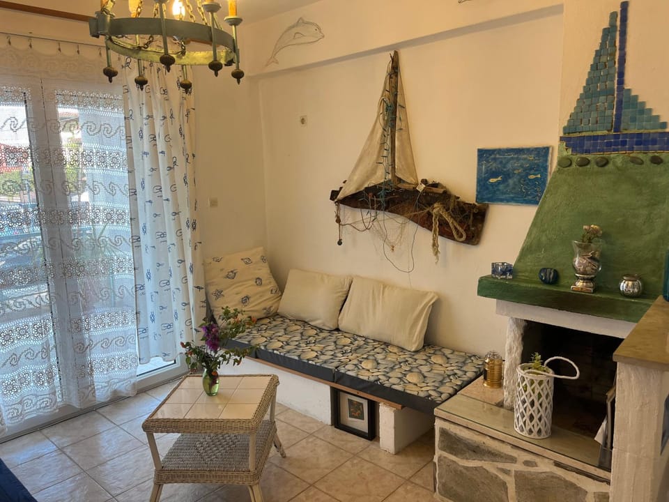 Pefkoxori Maisonette 250m from the sea with garden and parking Apartment in Halkidiki