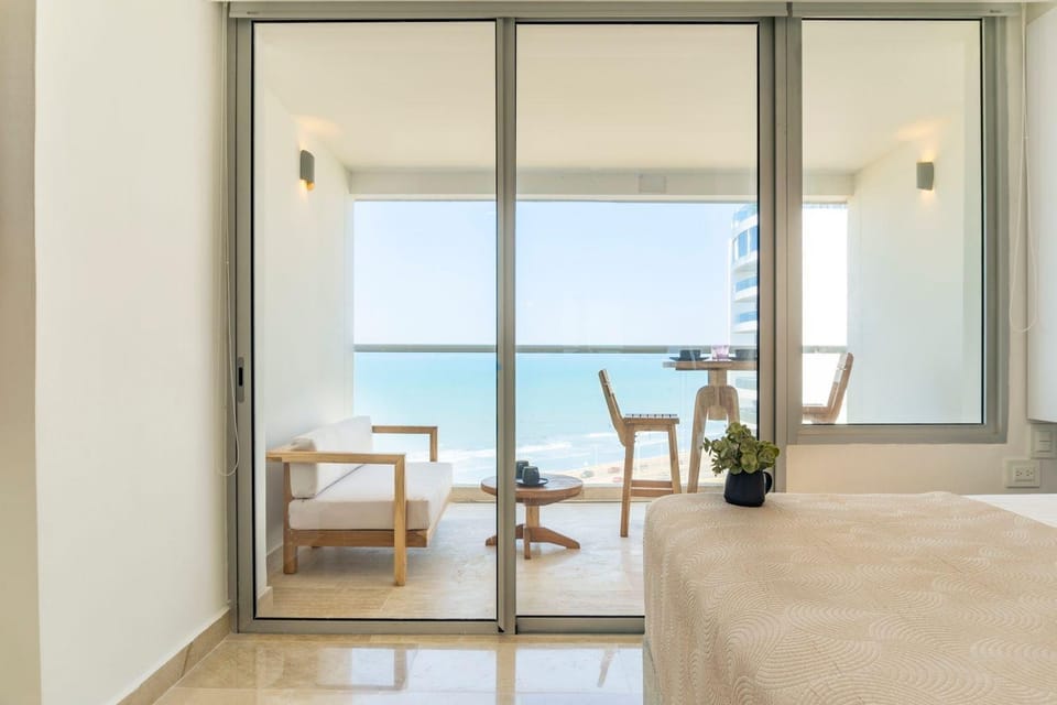 Suite con balcón lounge y vista increíble CB1128 Apartment in Cartagena