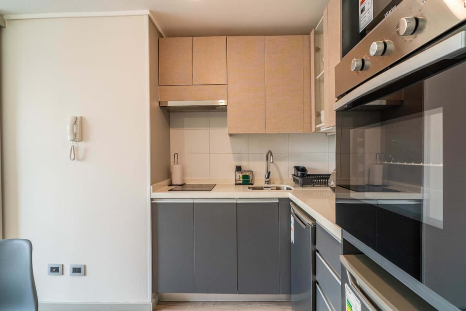 HOM I Cerca Barrio Italia Aire Acondicionado Wifi Gym Metro B0611 Apartment in Santiago