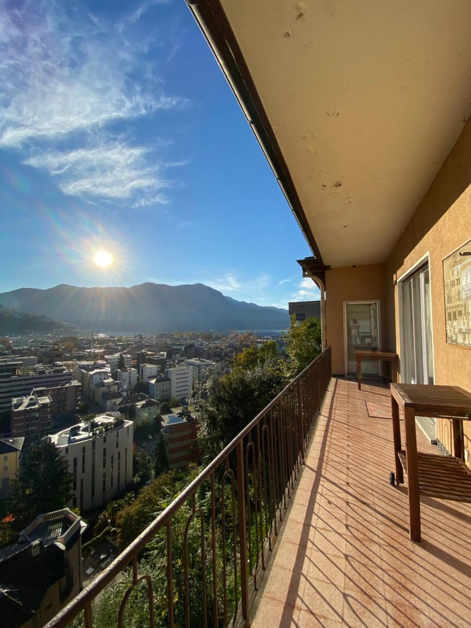 Day, Natural landscape, View (from property/room), Balcony/Terrace, Mountain view