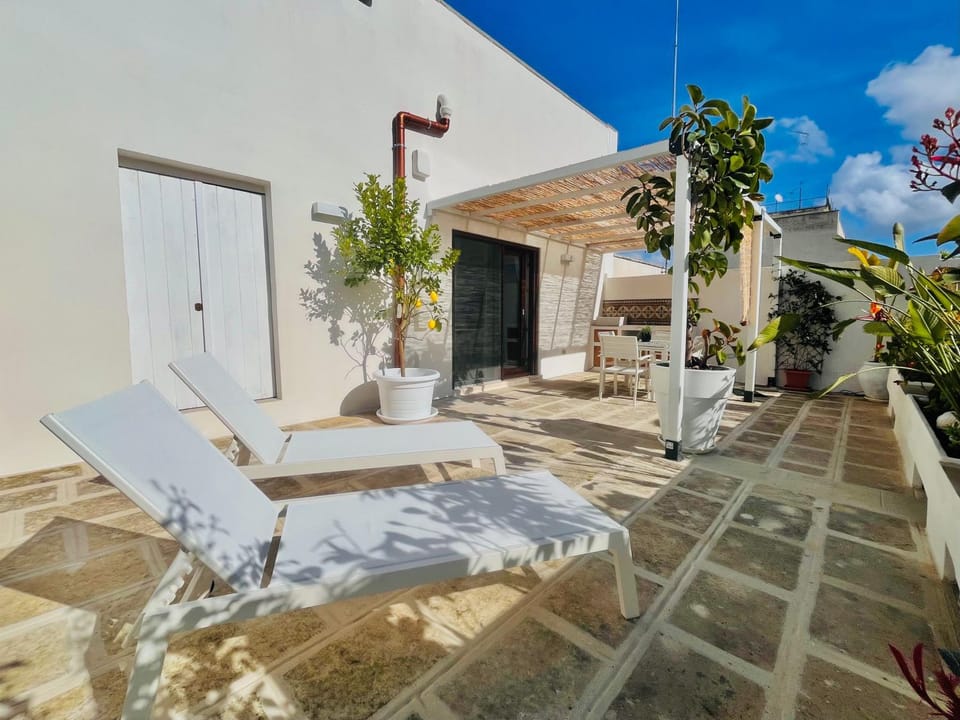 Balcony/Terrace, sunbed