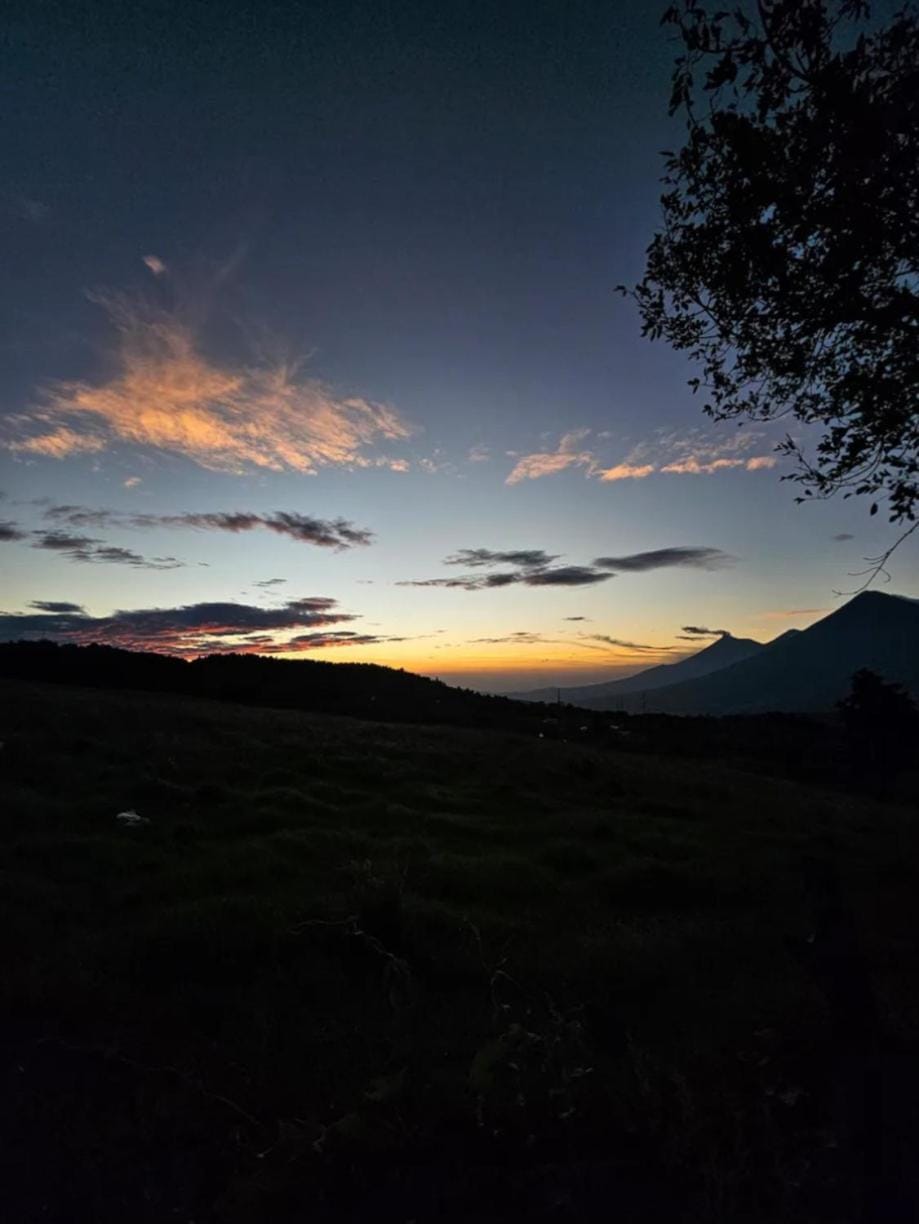 Mountain view, Sunset