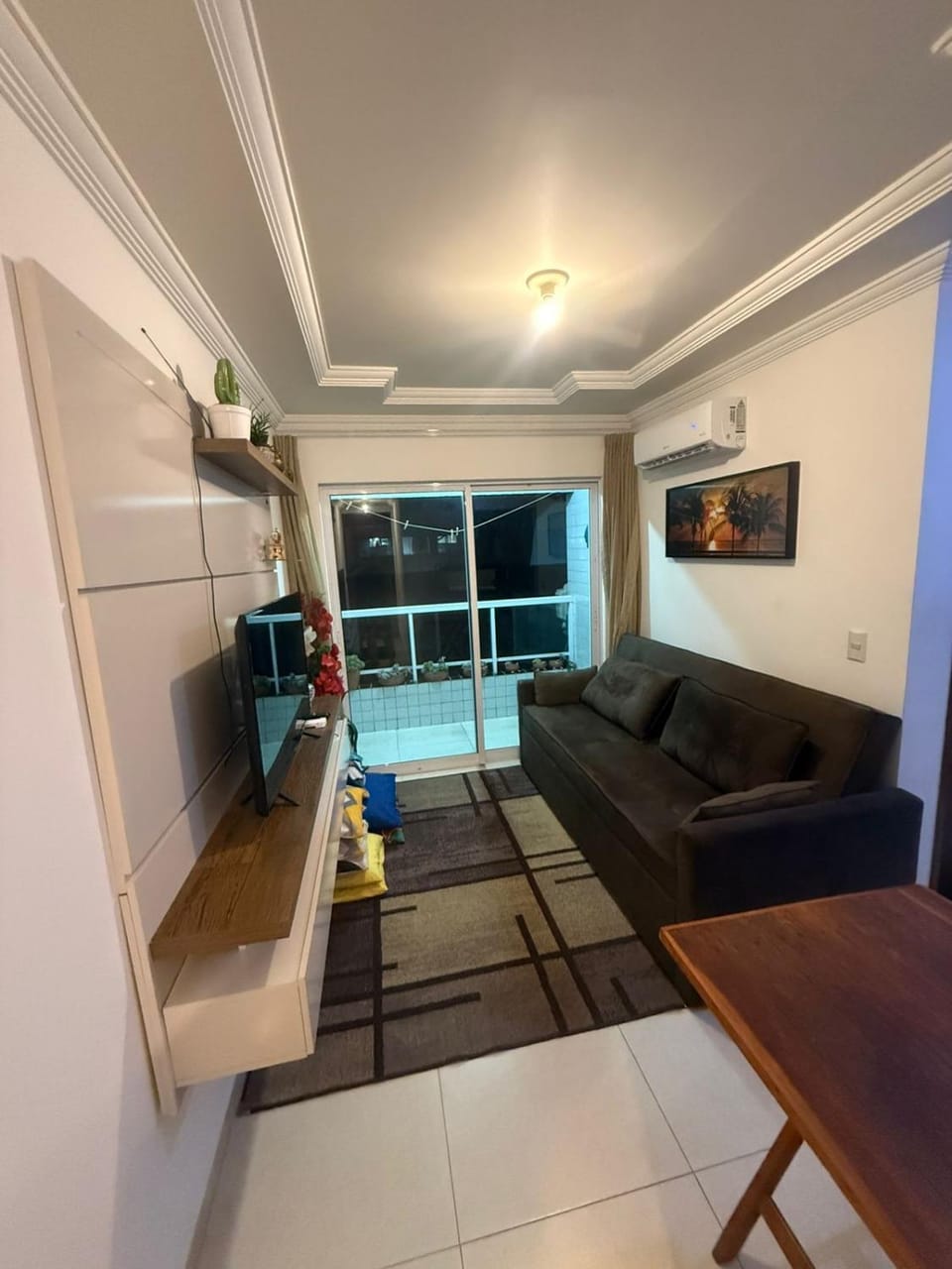 Living room, air conditioner