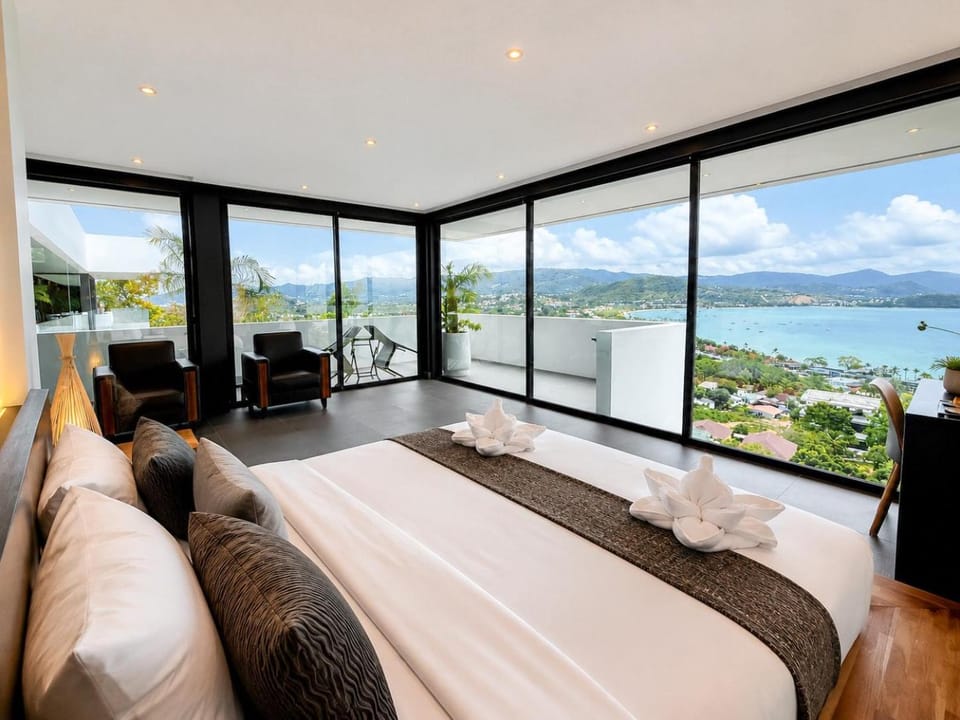 Bedroom, Sea view