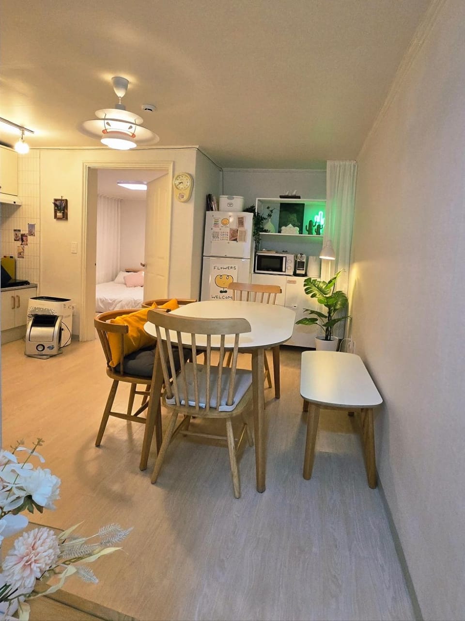 HAPPY STAY in seoul near kspo dome, #LotteTower #FreeParking #GroupStay #DDP #6PeopleAccommodation #8MinFromDunchonStation Apartment in Seoul