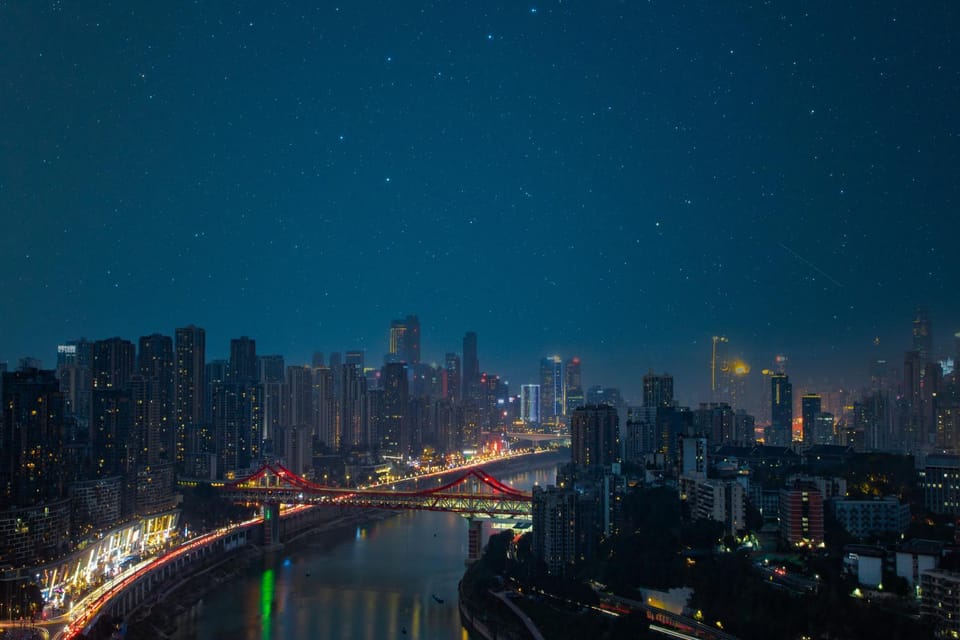 Night, Neighbourhood, Bird's eye view, City view