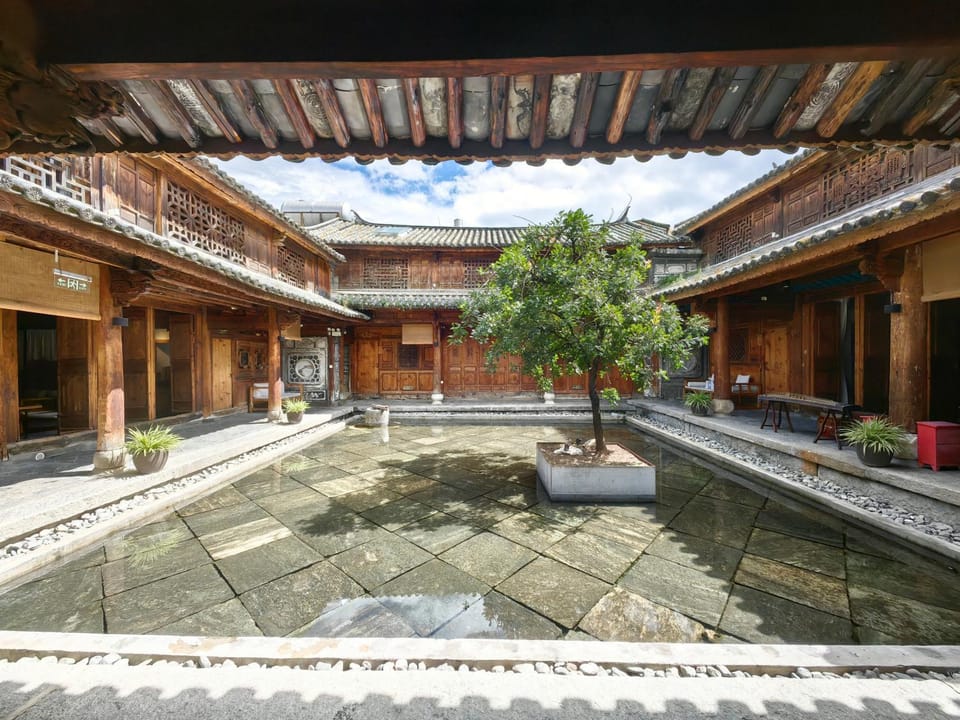 Property building, Patio