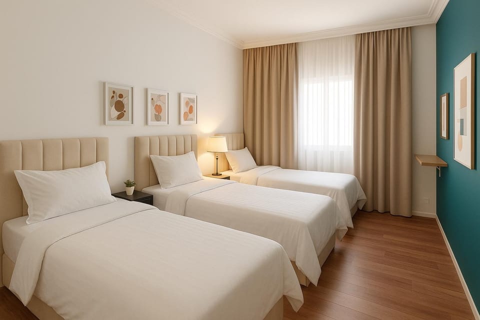 شقة هادئة بثلاث غرف نوم Apartment in Al Khobar