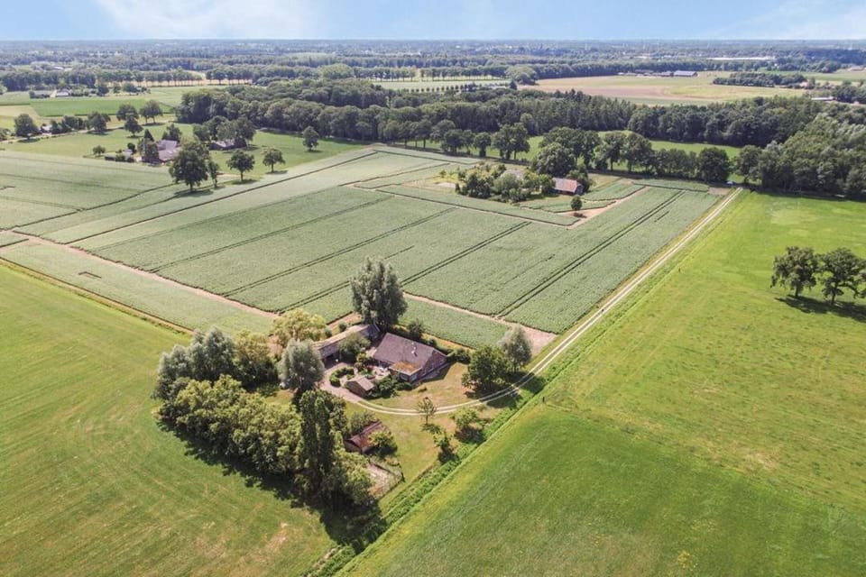 Property building, Natural landscape, Bird's eye view