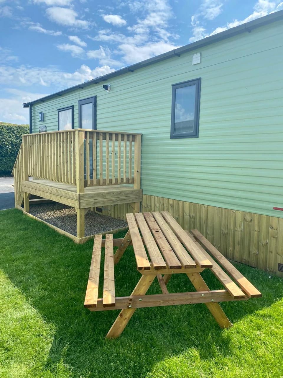 Property building, Garden view