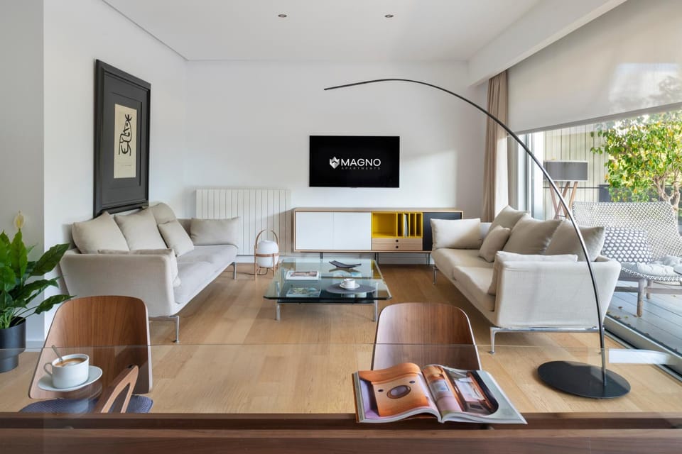Living room, Seating area, Dining area