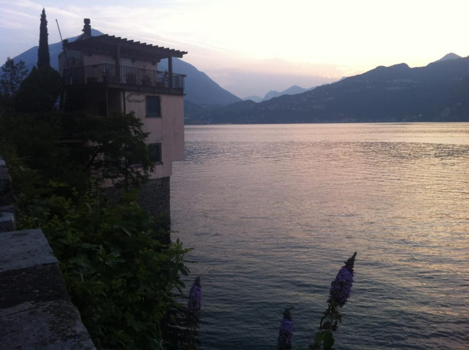 Property building, Natural landscape, Lake view, Mountain view