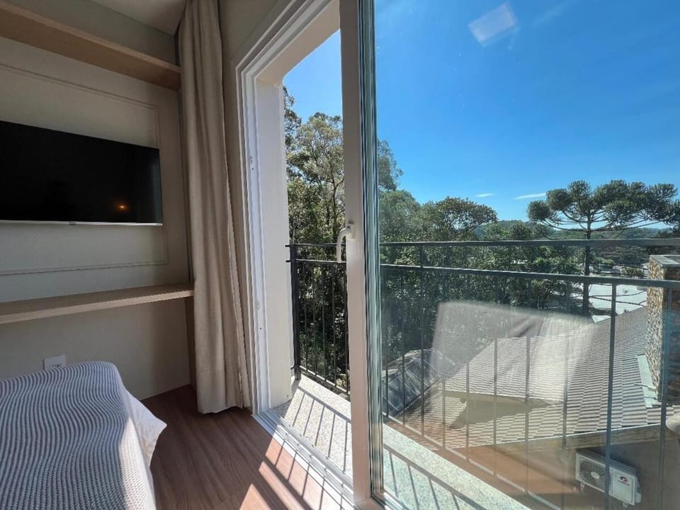 Apto Novo Gramado 5 min da Rua Coberta e Fondue Apartment in Gramado