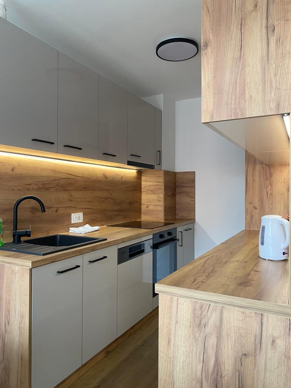 Coffee/tea facilities, Kitchen or kitchenette, dishwasher, stove