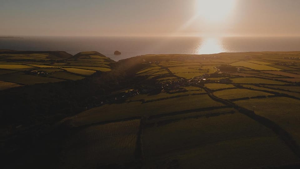 Nearby landmark, Natural landscape, Sea view, Sunset