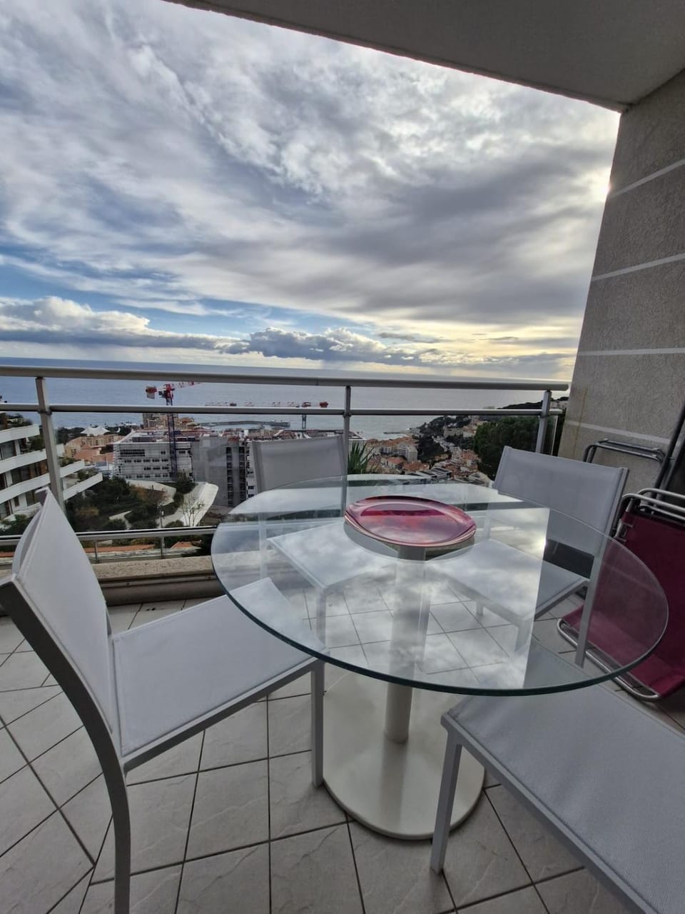 Natural landscape, View (from property/room), Balcony/Terrace, Dining area, Sea view