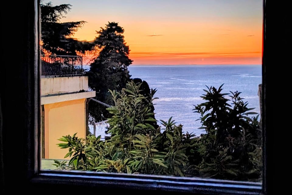 Natural landscape, Sea view, Sunset