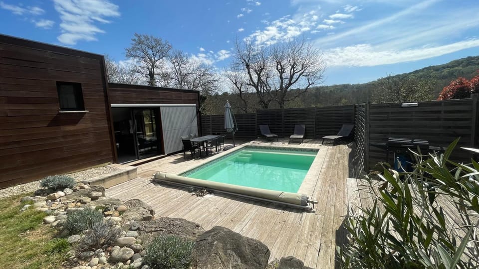 Pool view, sunbed