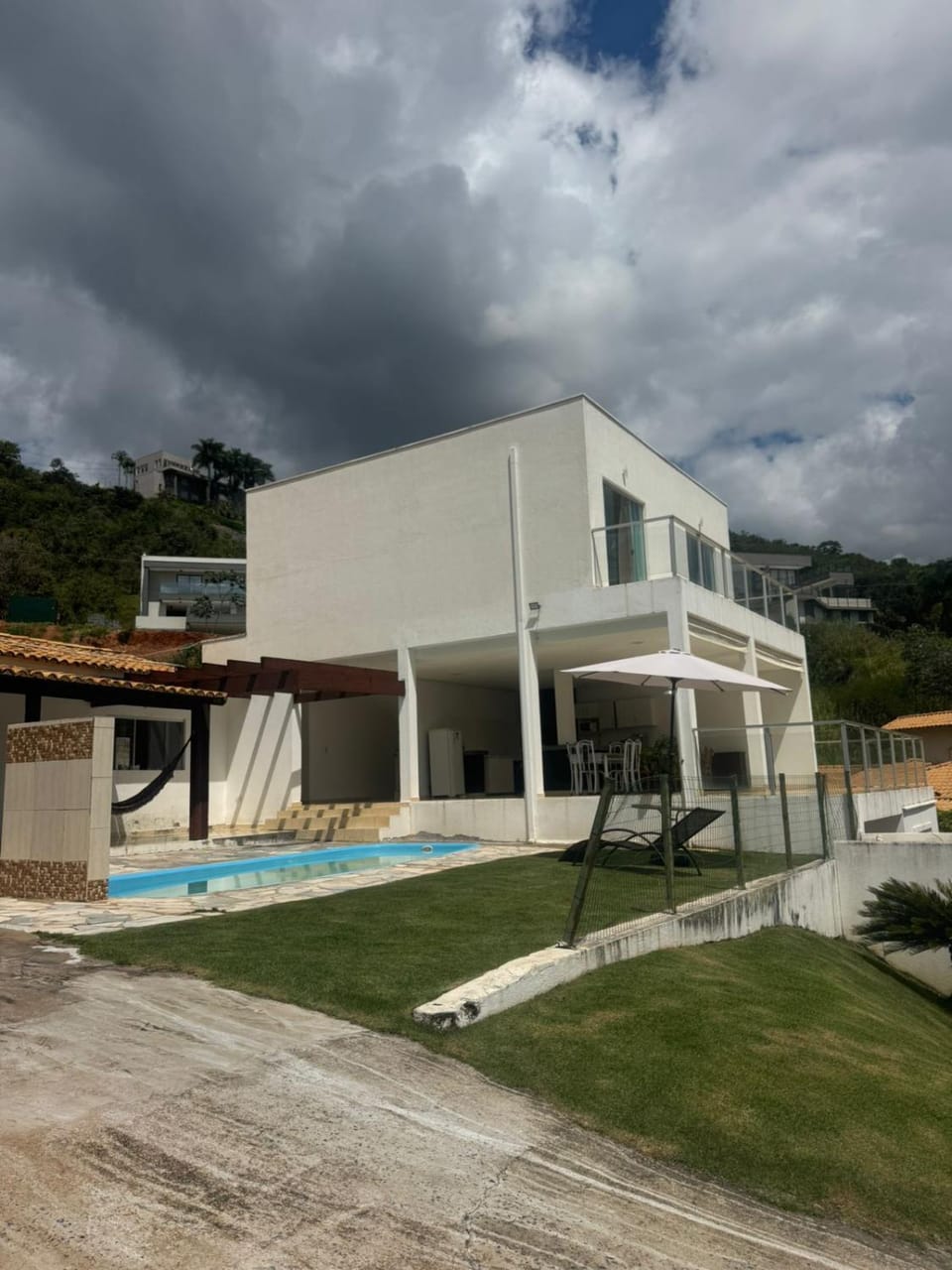 Property building, Pool view