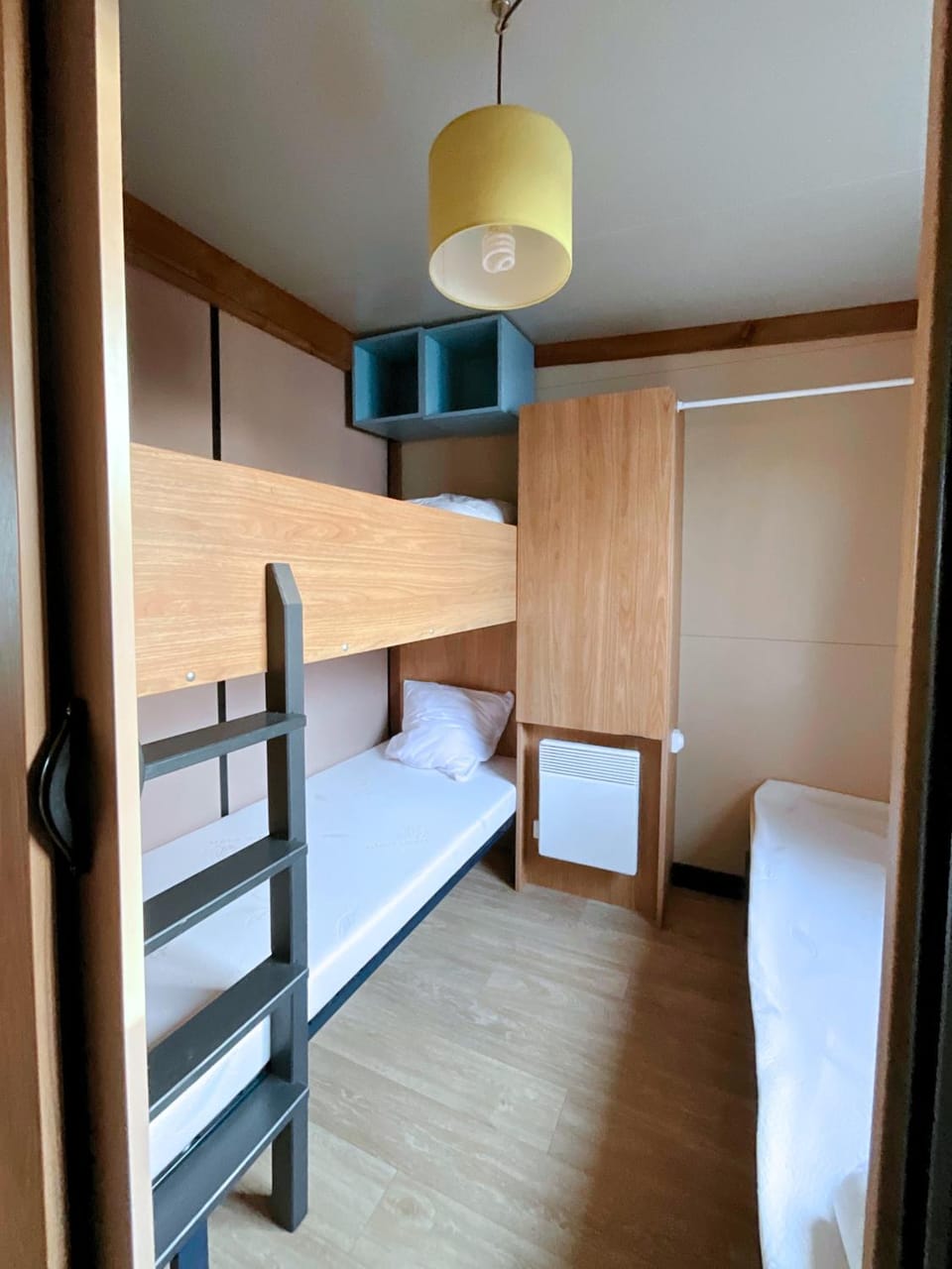 Bed, Photo of the whole room, Bedroom, bunk bed, wardrobe