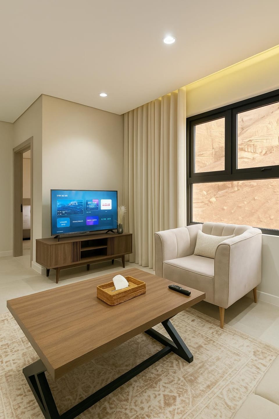 TV and multimedia, Living room, Seating area, Evening entertainment