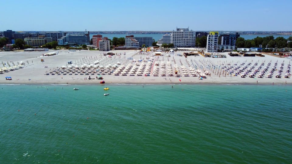 Day, Beach, Sea view, sunbed