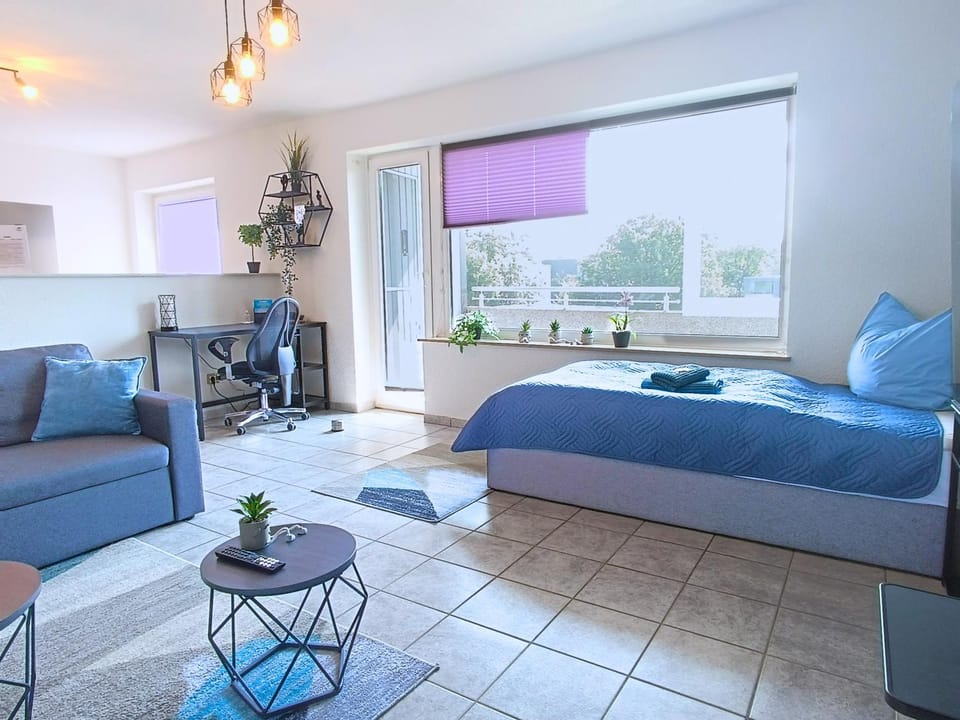 Bed, View (from property/room), Living room