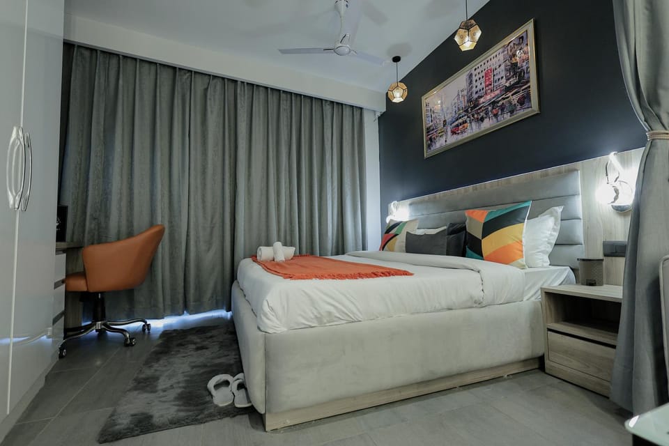 Living room, Bedroom