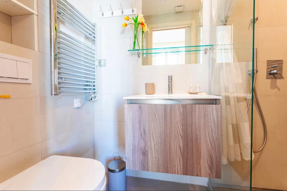 Shower, Toilet, Bathroom, towels