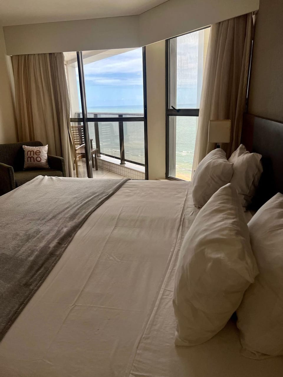 Bed, Photo of the whole room, Bedroom, Sea view