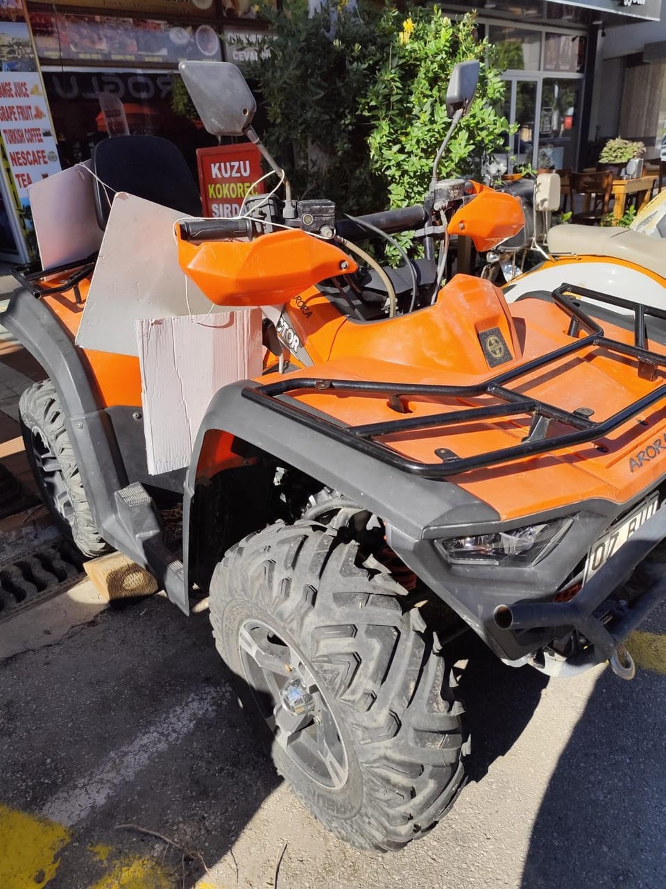 Quad rental 450 cc Docked boat in Alanya