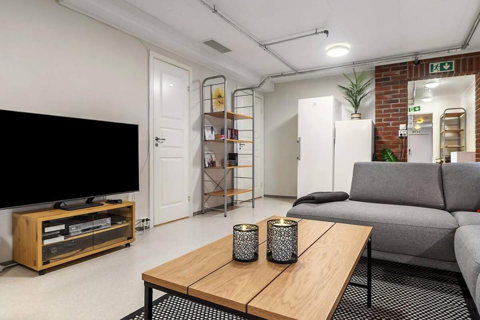 1-roms leiligheter med felles bad, stue og kjøkken Apartment in Trondelag
