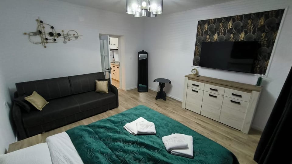 Communal lounge/ TV room, Bed, Living room, Seating area, Evening entertainment, Bedroom