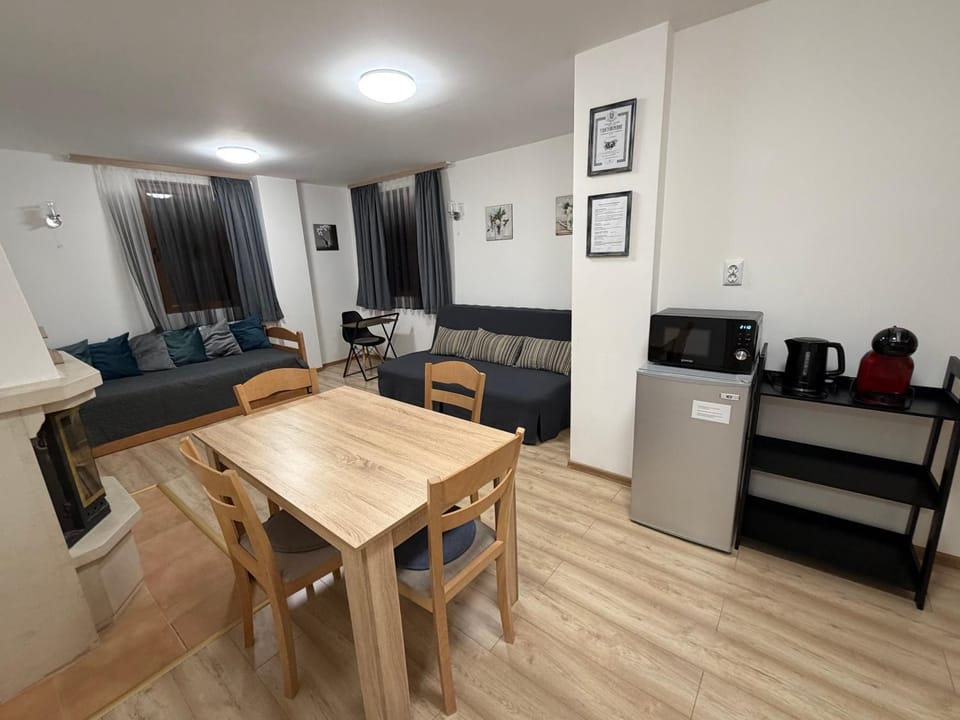 Seating area, microwave