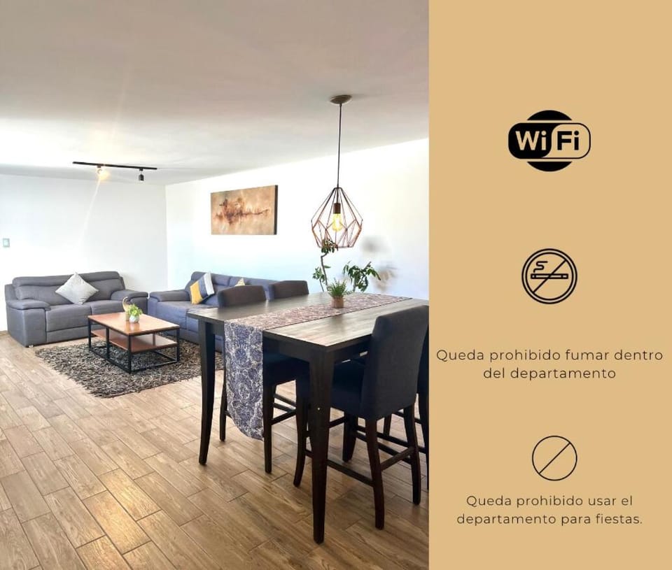 Comfortable apartment in Fraccionamiento Apartment in Pachuca