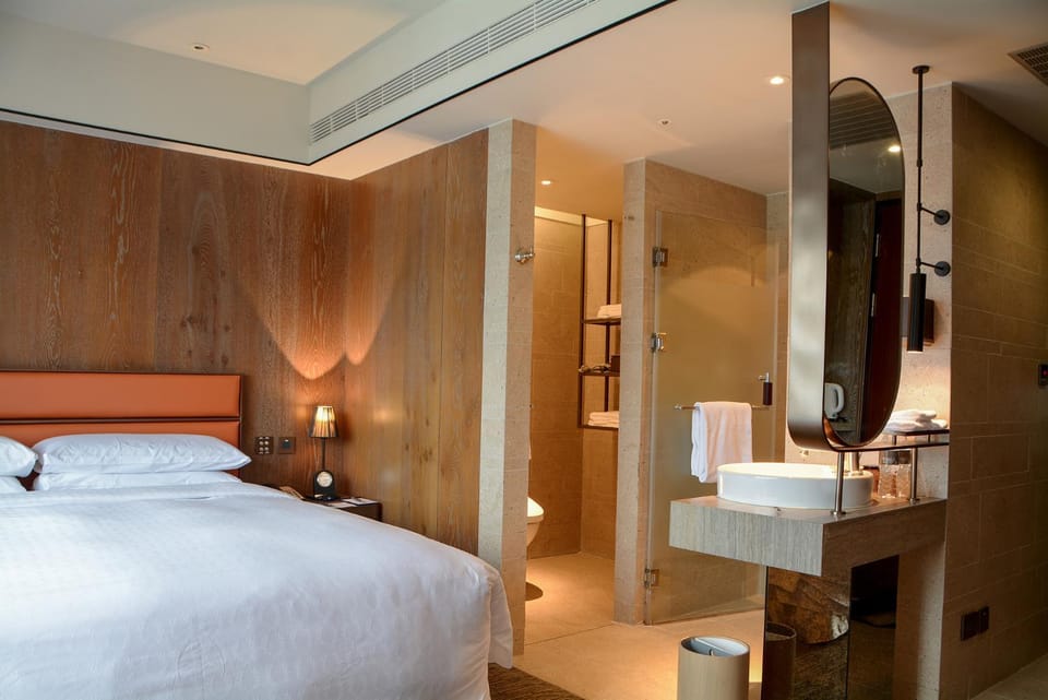 People, Bathroom, Photo of the whole room, Bedroom, towels, air conditioner