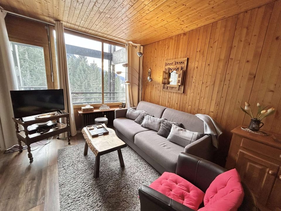 Appartement 2 Pièces + Coin Nuit, 4-6 Couchages avec Balcon et Parking à Megève - FR-1-597-191 Apartment in Megève