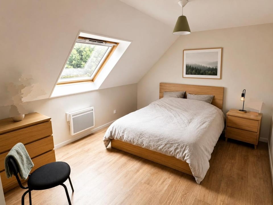Bed, Photo of the whole room, Bedroom