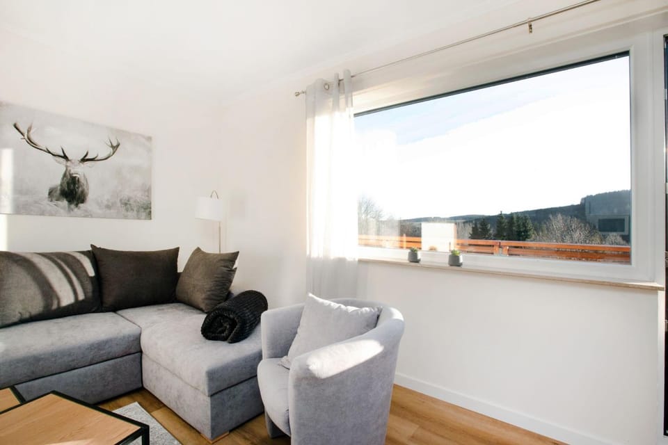 Living room, Seating area, Mountain view