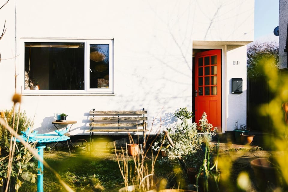 Property building, Garden, Garden view