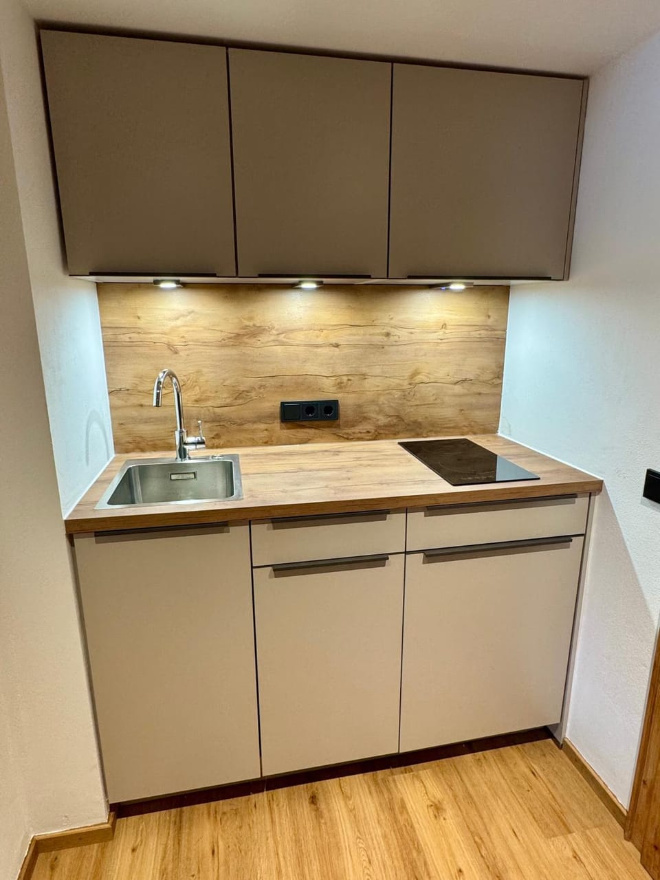 Kitchen or kitchenette, dishwasher