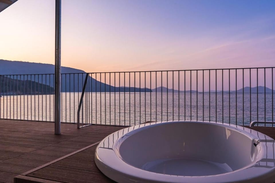 Natural landscape, Balcony/Terrace, Sea view, Open Air Bath
