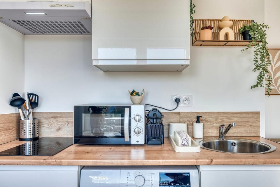 La Suite Crème - Métro D - Gare de Vénissieux Apartment in Auvergne-Rhône-Alpes