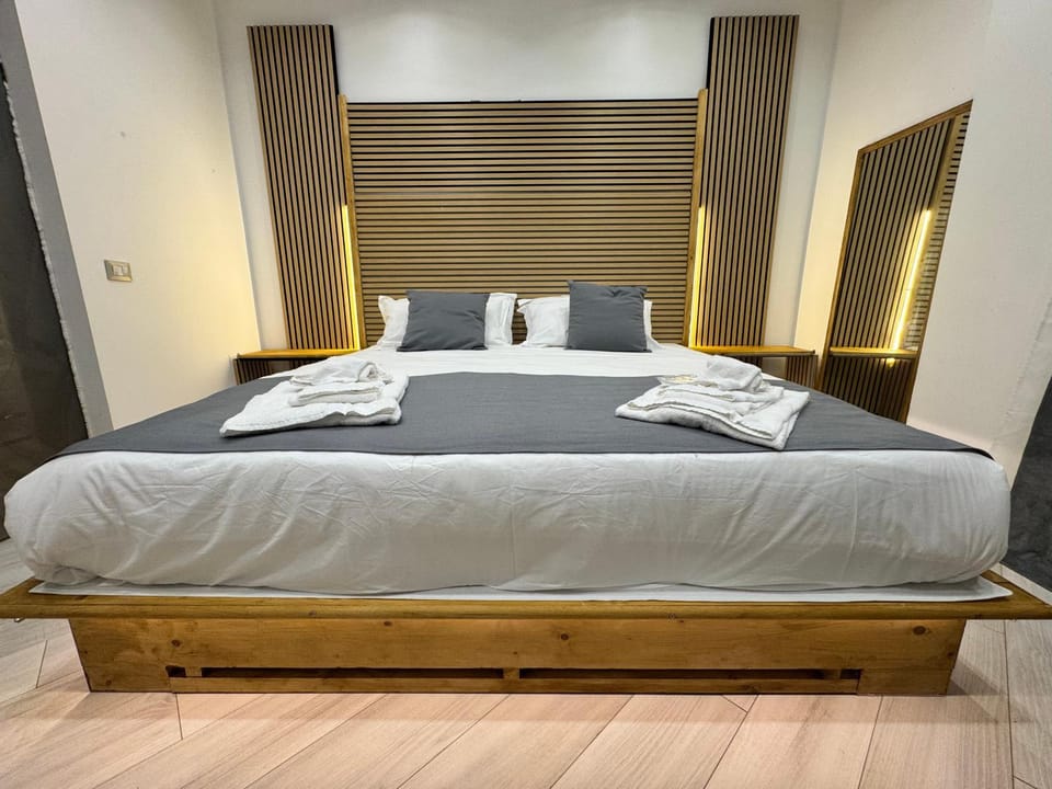 Bed, TV and multimedia, Photo of the whole room, Bedroom, towels, air conditioner, air conditioner